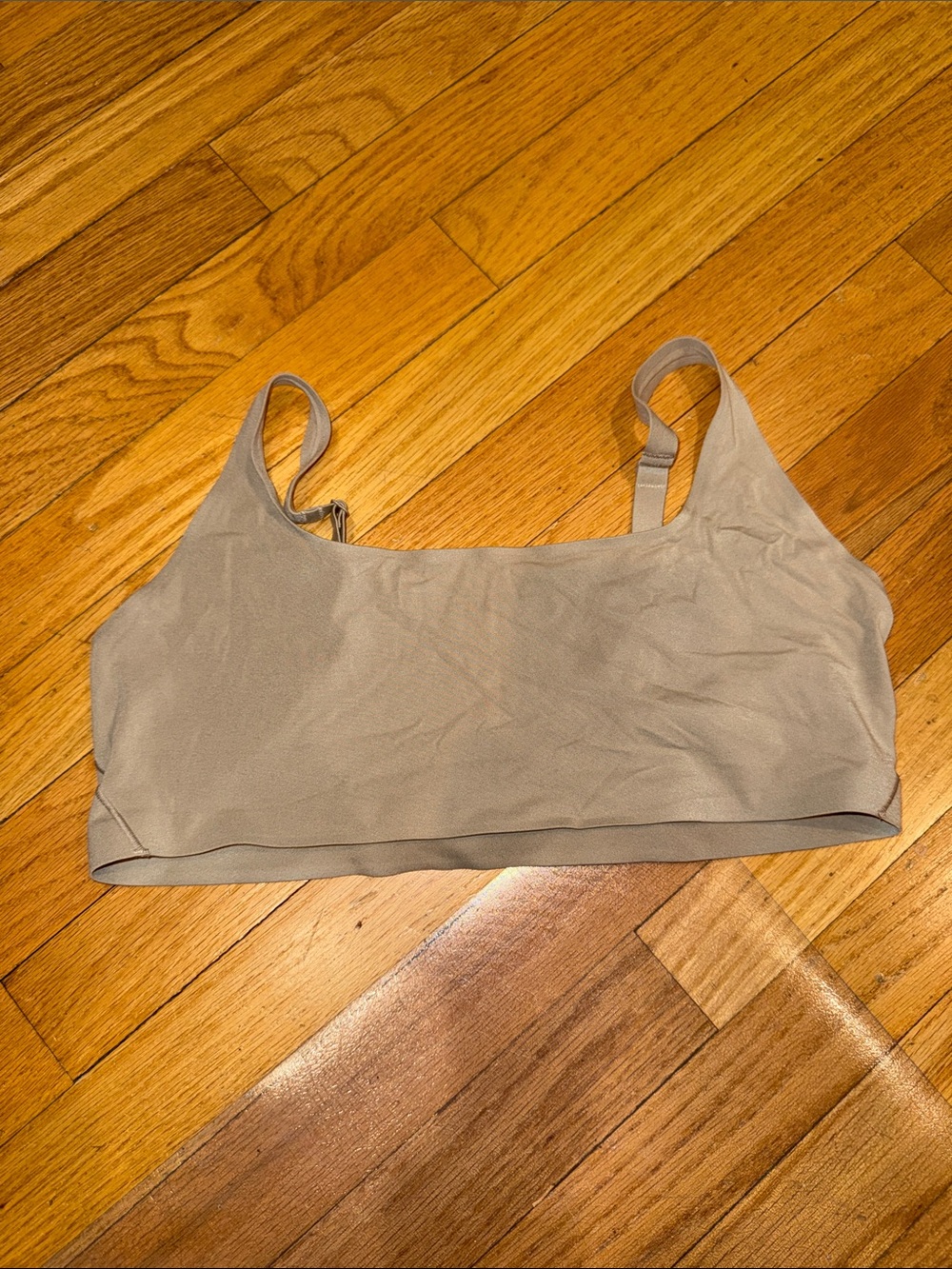 lululemon athletica Light Taupe Seamless Bralette